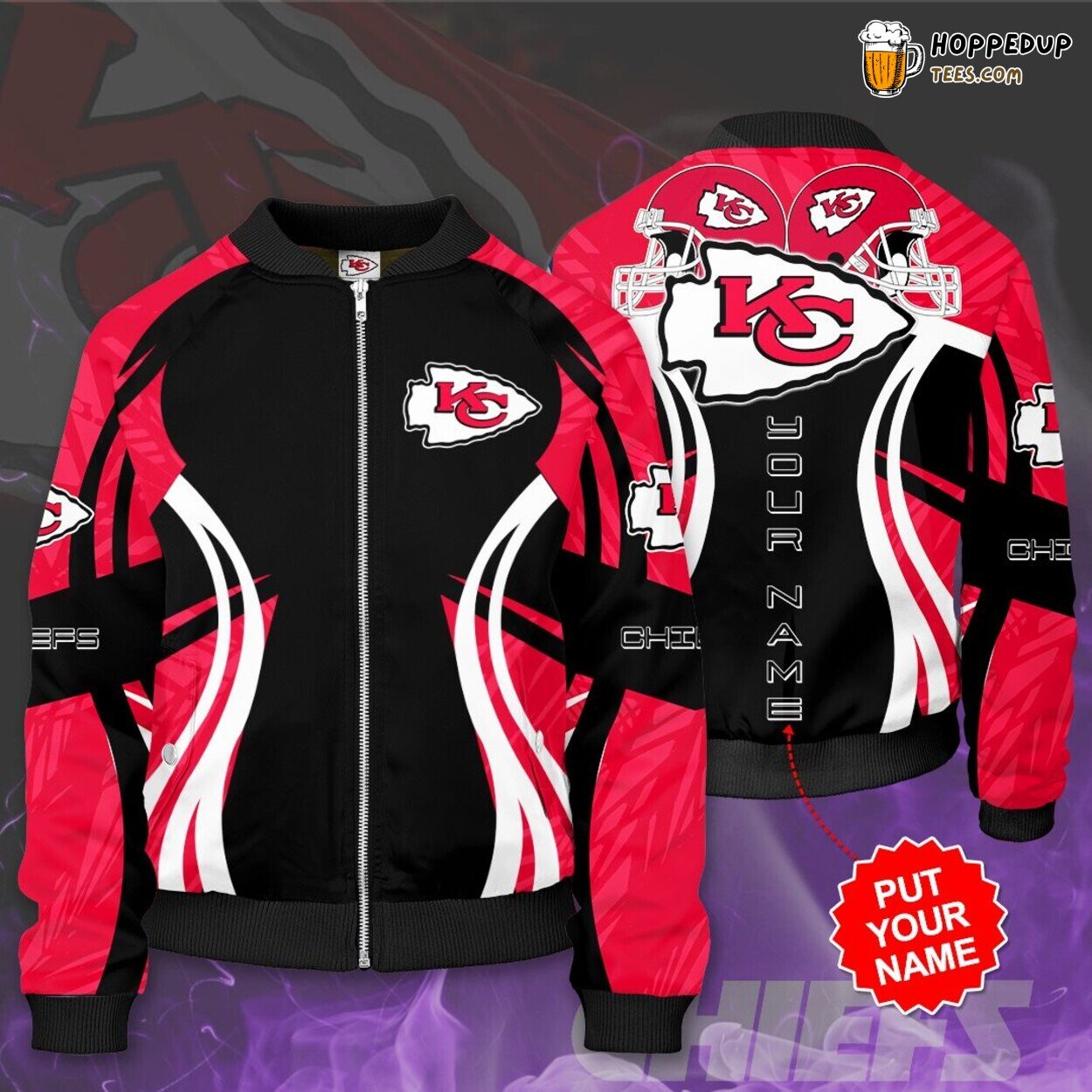 Kansas City Chiefs KCC Bomber Jacket Personalized Stylish Design