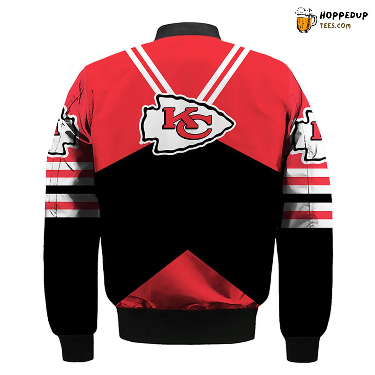 Kansas City Chiefs NFL Unisex Bomber Jacket Red Black Theme