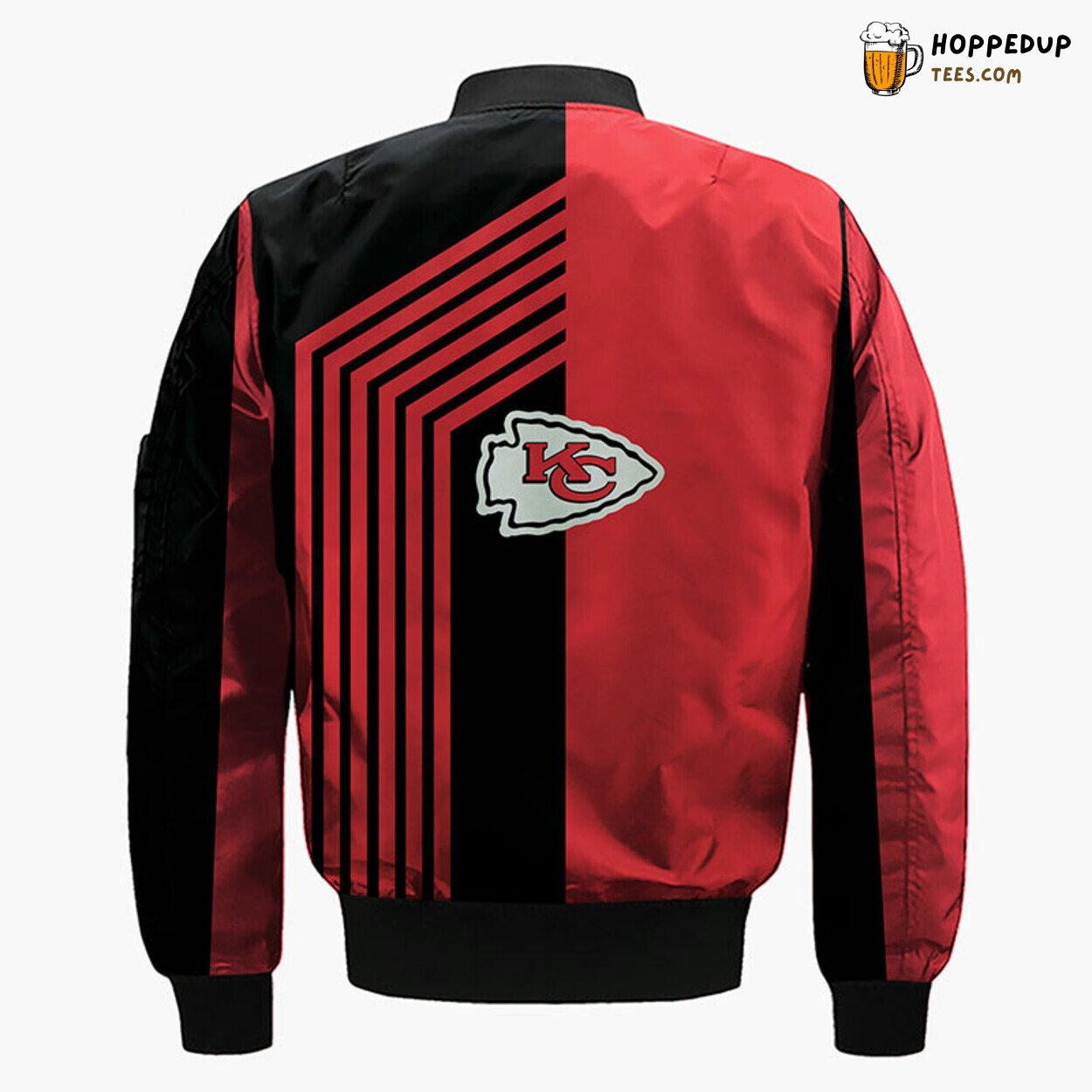 Kansas City Chiefs NFL Unisex Skull Bomber Jacket Red Style
