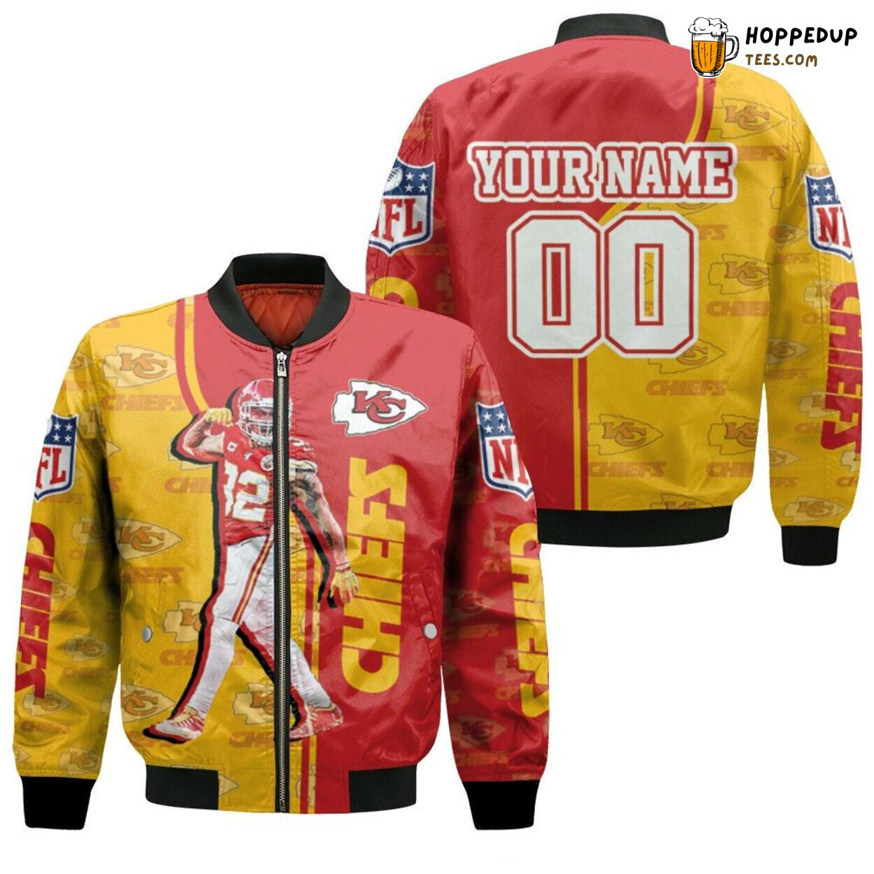 Kansas City Chiefs Tyrann Mathieu Great Player Personalized Super Bowl 3D Bomber Jacket