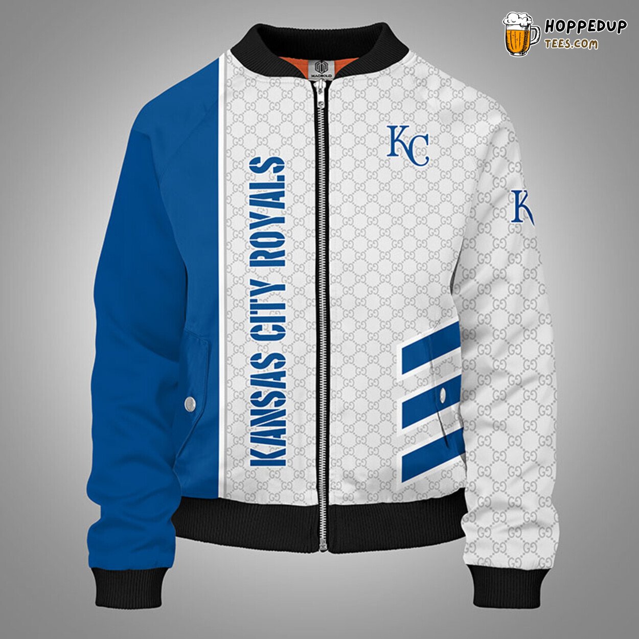 Kansas City Royals MLB Blue Unisex Premium Bomber Jacket Design