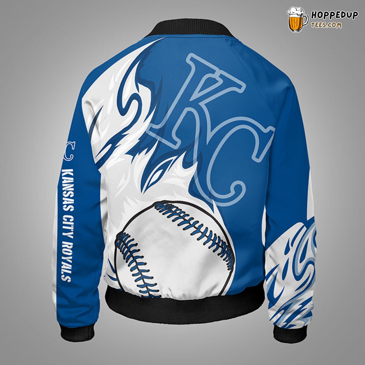 Kansas City Royals MLB Unique Blue Premium Bomber Jacket Design