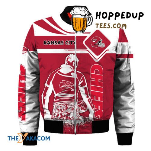 Kansas City Super Bowl Men Player Art Team Bomber Jacket Champion Delight