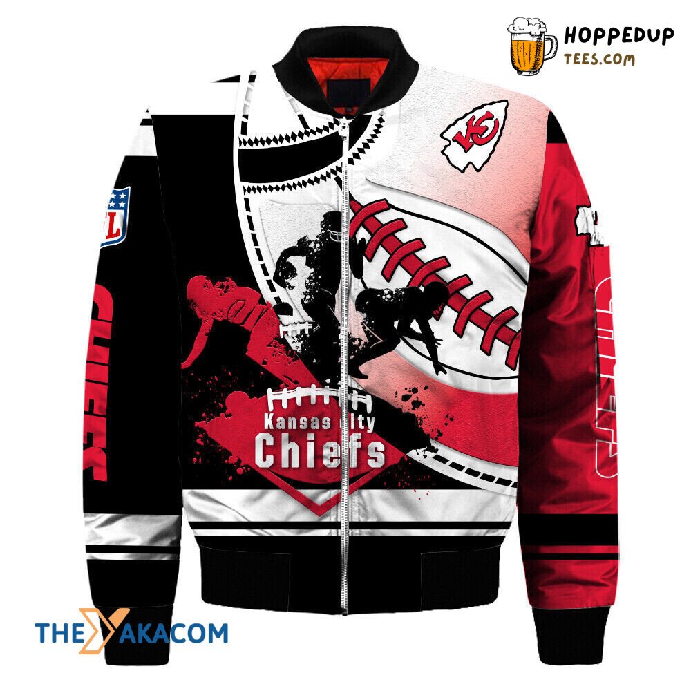 Kansas City Super Bowl Player Shadow Bomber Jacket Champion Delight