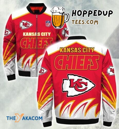 Kansas City Super Bowl Team Logo Bomber Jacket Champion Christmas Gift