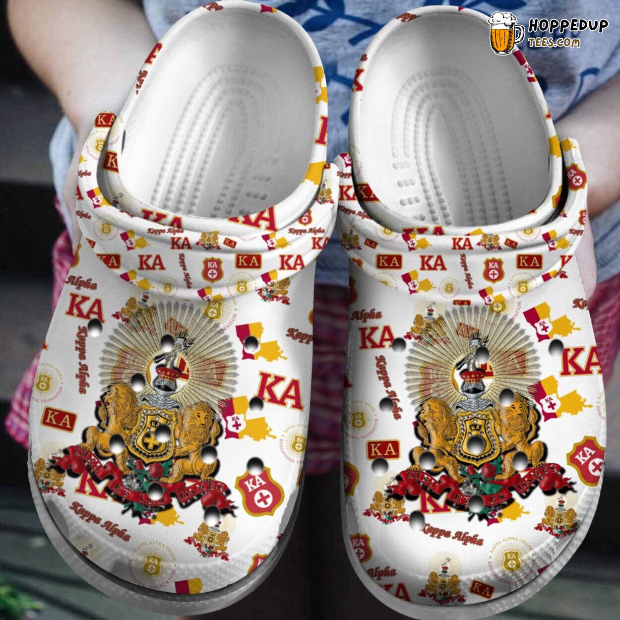 Kappa Alpha Order Inspired Classic Comfortable Unique Clogs Shoes