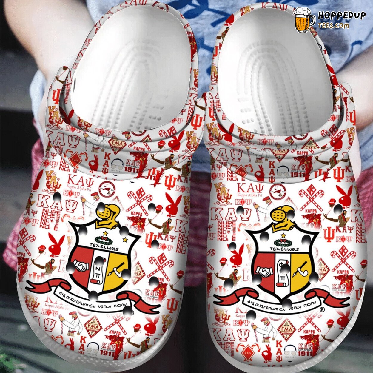 Kappa Alpha Psi Inspired Classic Comfortable Stylish Clogs Shoes