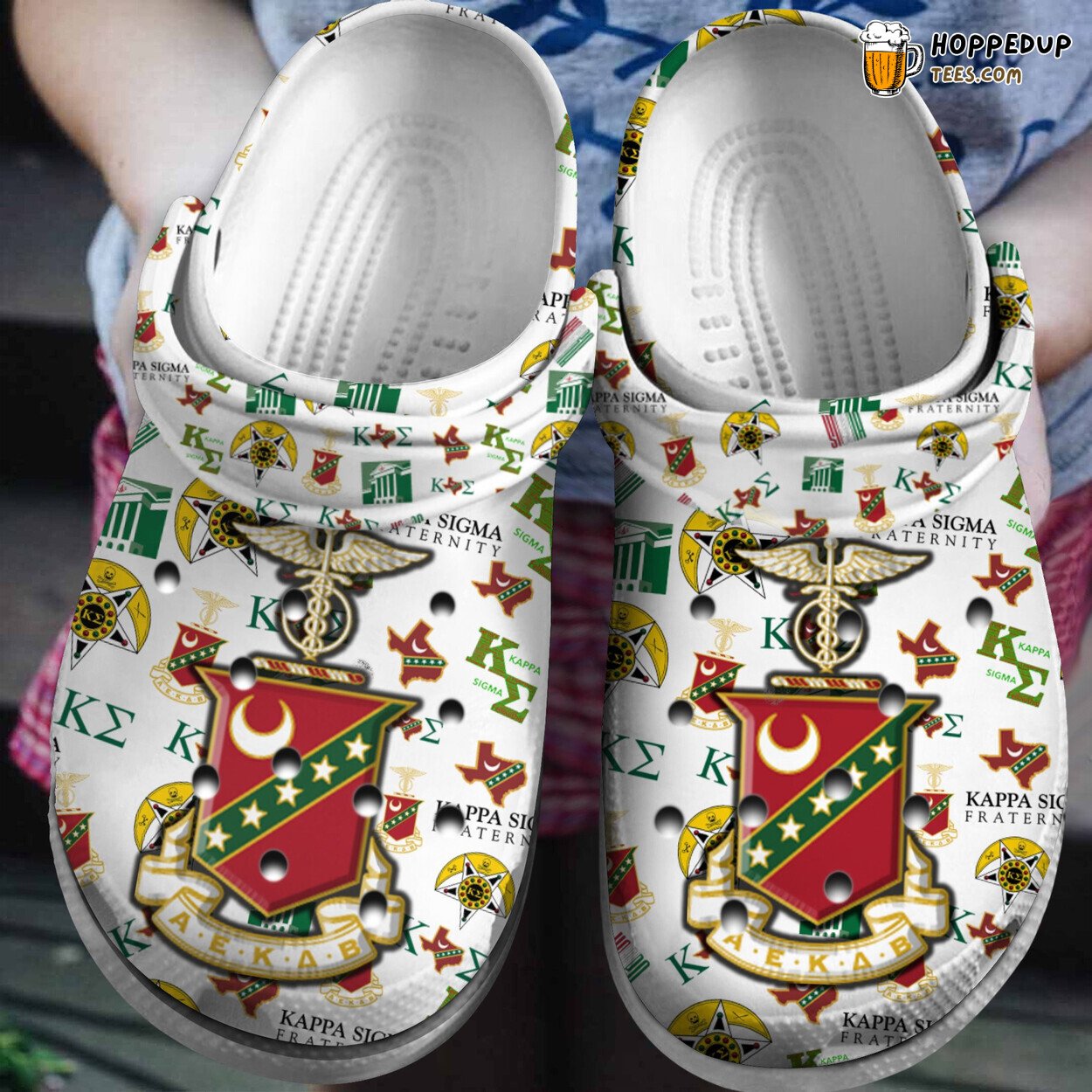 Kappa Sigma Themed Classic Comfortable Stylish Durable Clogs