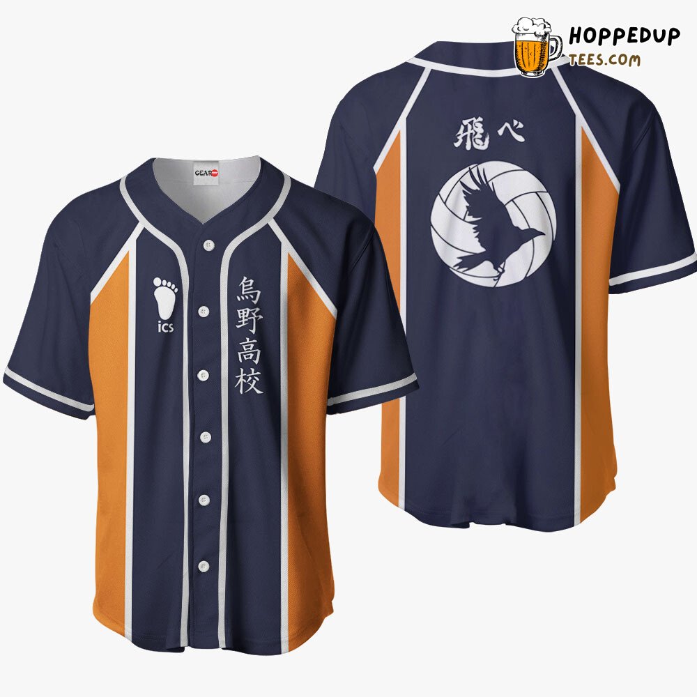Karasuno Distinctive Edition Unique Design Baseball Jersey Costume Style Karasuno Distinctive Edition Unique Design Baseball Jersey Costume Style