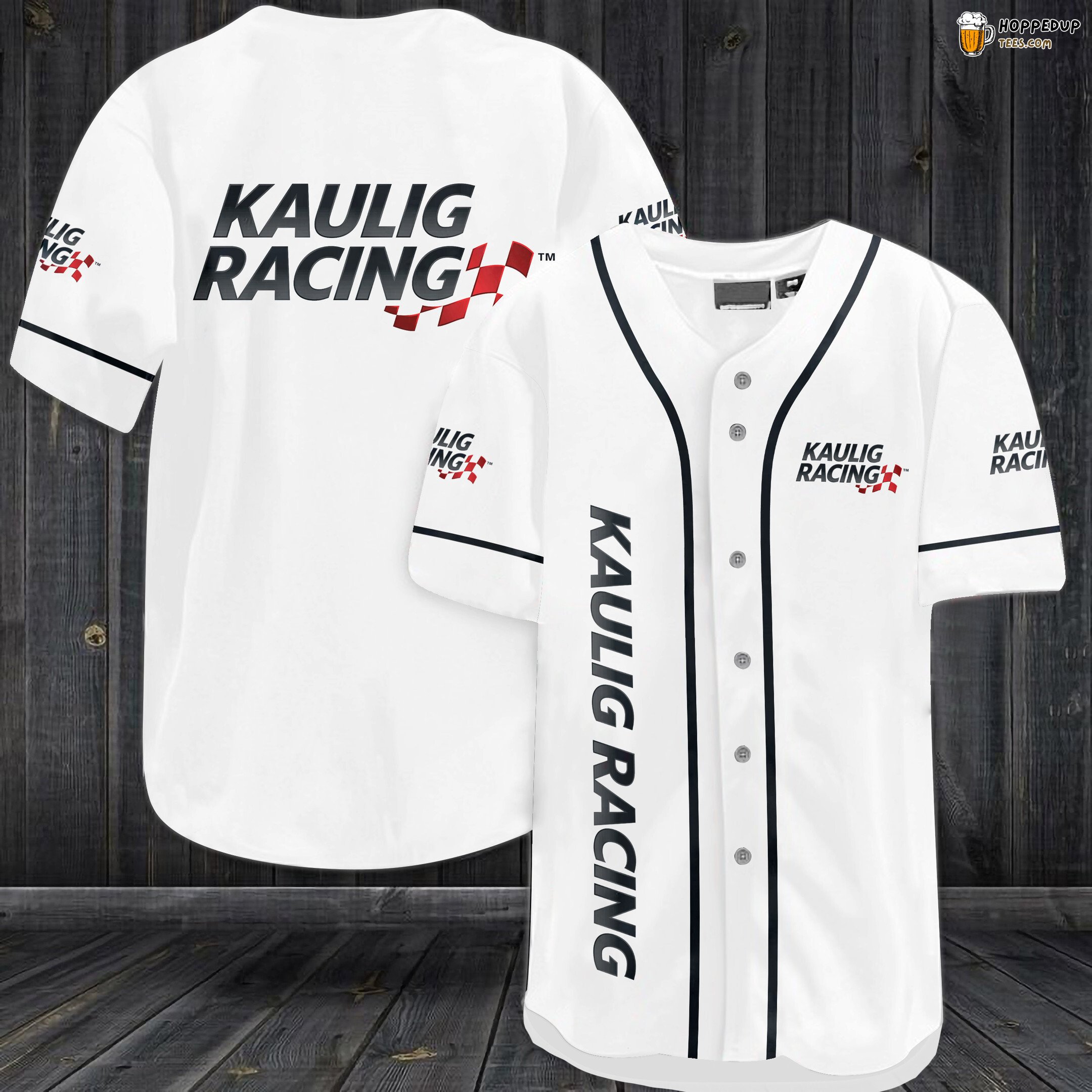 Kaulig Racing Baseball Jersey white Unisex Jersey Shirt