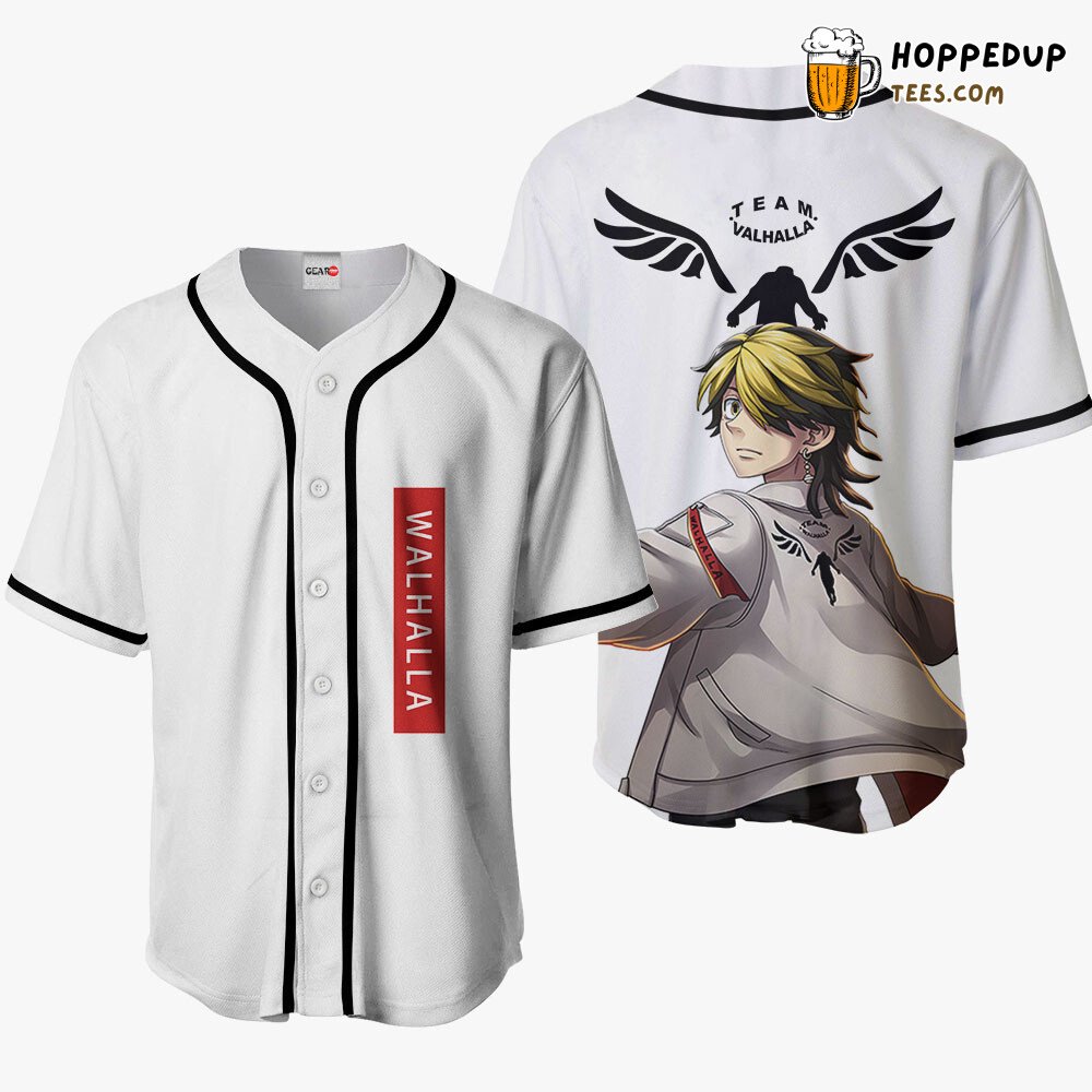 Kazutora Hanemiya Anime Baseball Jersey Distinctive Unique Design Shirt