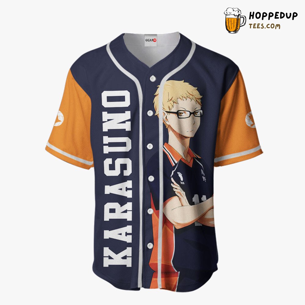 Kei Tsukishima Unique Distinctive Anime Baseball Jersey Collection Design