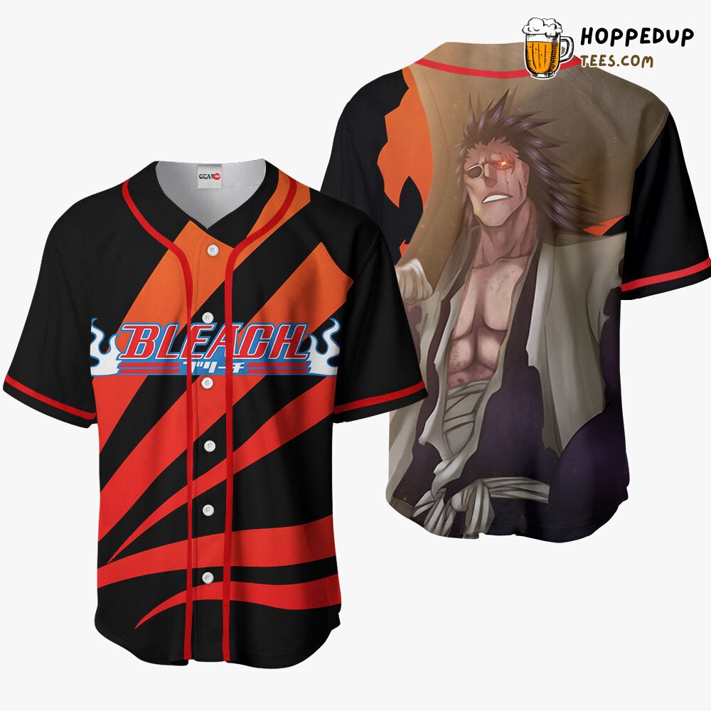 Kenpachi Zaraki Unique Distinctive Design Anime Baseball Jersey Collection Kenpachi Zaraki Unique Distinctive Design Anime Baseball Jersey Collection