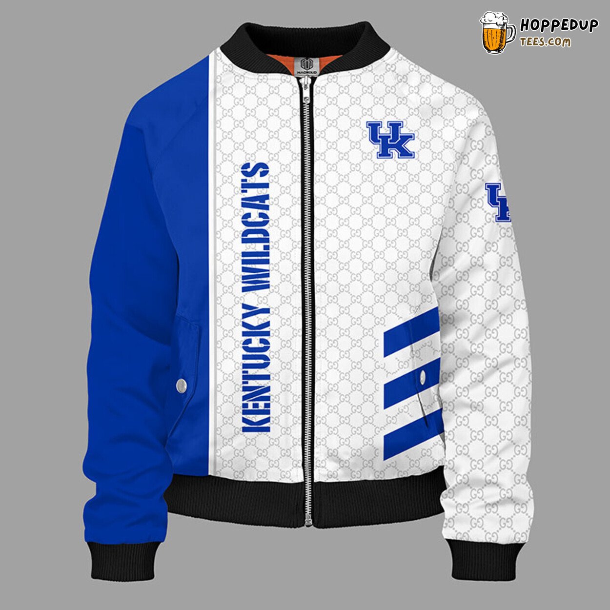 Kentucky Wildcats NCAA Classic Blue Premium Bomber Jacket Design