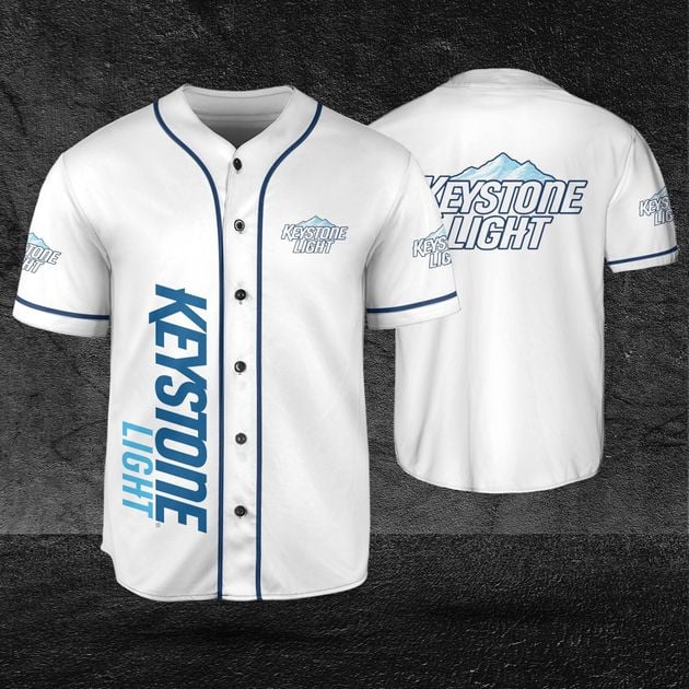 Keystone Light Baseball Jersey for Beer and Vodka Lovers HU HoppedUp