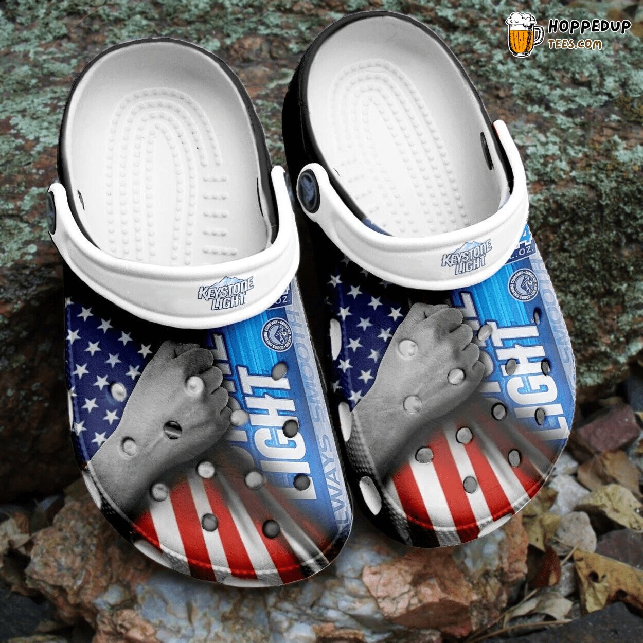 Keystone Light Beer Comfortable Durable Clogs Shoes Unique
