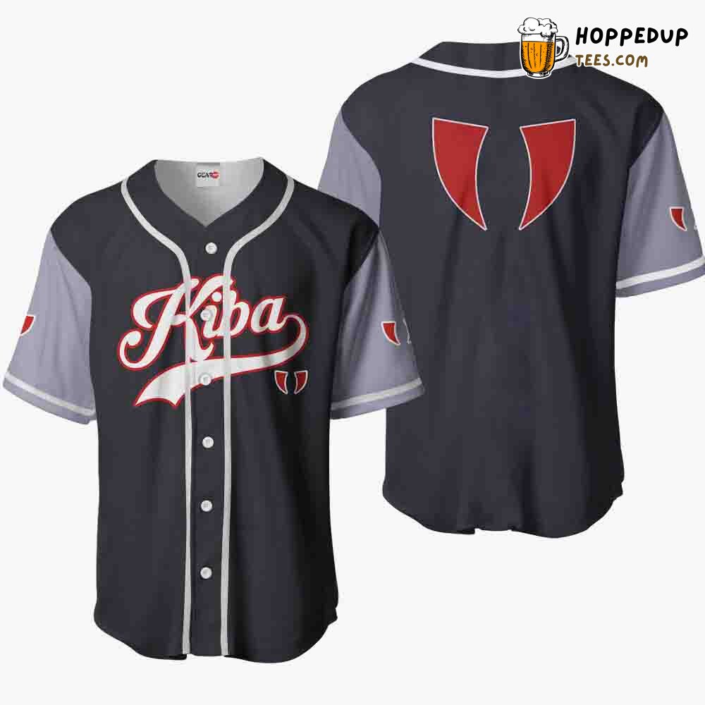 Kiba Inuzuka Anime Distinctive Symbol Baseball Jersey Shirt Unique Design