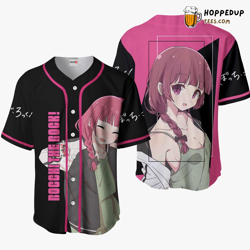 Kikuri Hiroi Unique Design Anime Baseball Jersey Distinctive Shirt Style