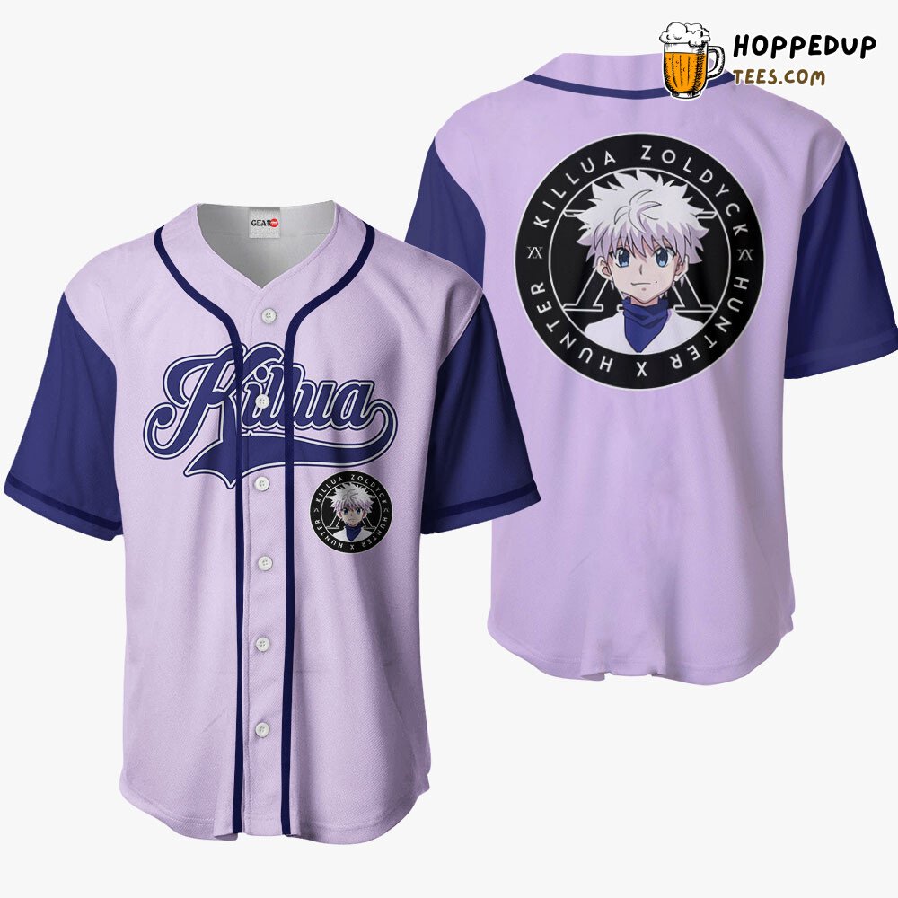 Killua Zoldyck Anime Baseball Jersey Shirt Unique Design Edition