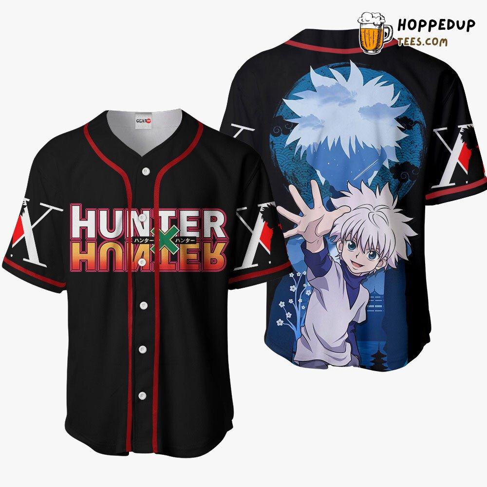 Killua Zoldyck Distinctive Collection Anime Baseball Jersey Unique Design Killua Zoldyck Distinctive Collection Anime Baseball Jersey Unique Design