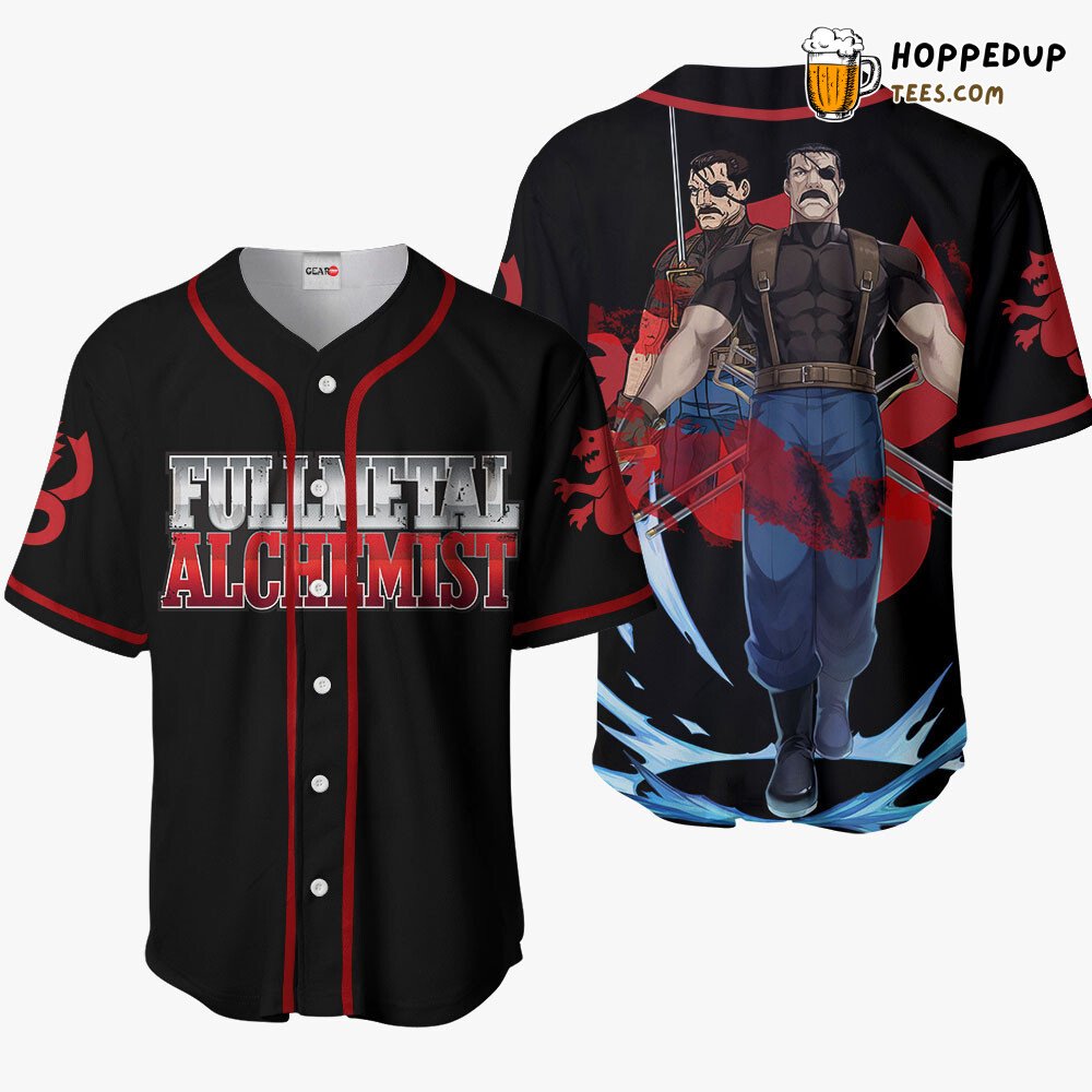 King Bradley Distinctive Anime Baseball Jersey Shirt Unique Design Edition