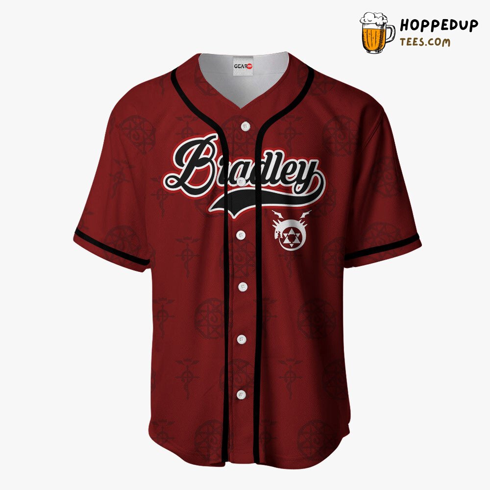 King Bradley Inspired Anime Baseball Jersey Shirt Unique Edition Design