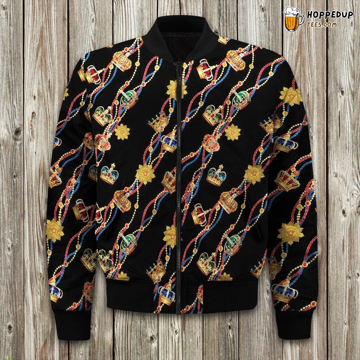 King Dna Crowns Royal Blood Bomber Jacket