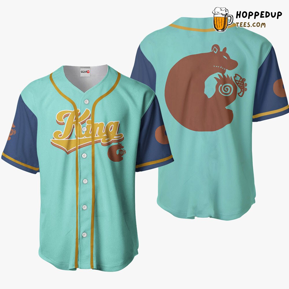 King Grizzly’s Sloth Sin Unique Design Anime Baseball Jersey