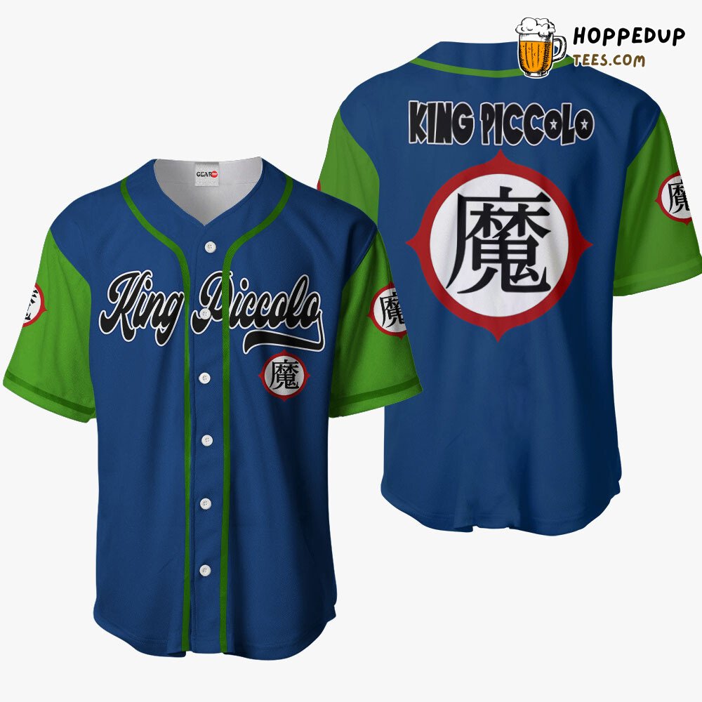 King Piccolo Unique Design Distinctive Anime Baseball Jersey Edition Style King Piccolo Unique Design Distinctive Anime Baseball Jersey Edition Style