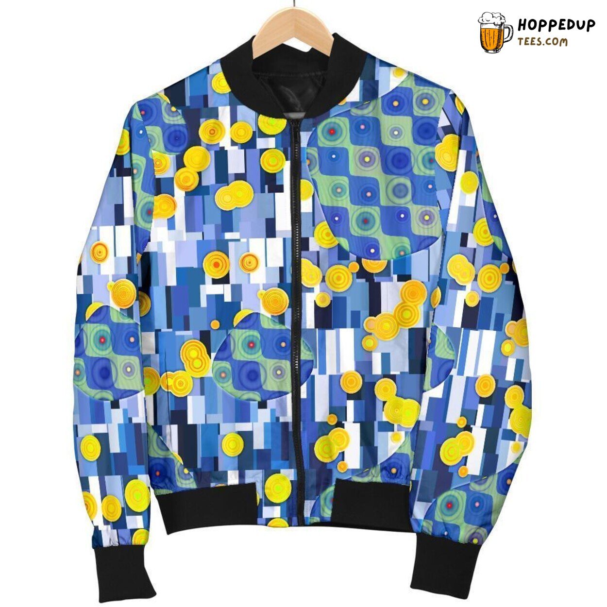 Klimt Essence in Art Men’s Bomber Jacket Unique Distinct Pattern Design Art