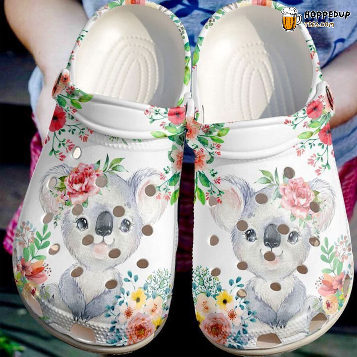 Koala Cute Baby Themed Classic Comfortable Unique Clogs Shoes