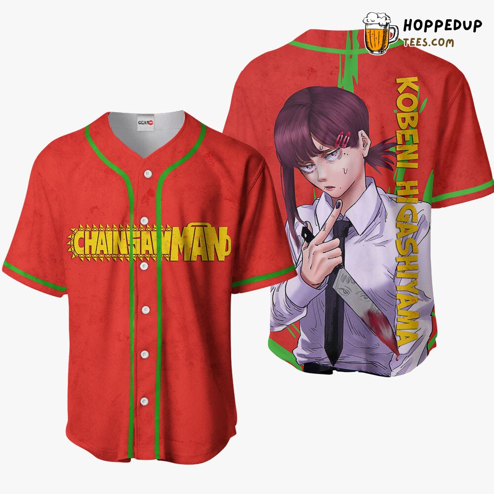 Kobeni Higashiyama Anime Baseball Jersey Distinctive Unique Shirt Edition