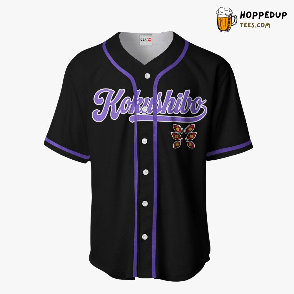 Kokushibo Distinctive Anime Baseball Jersey Shirt Unique Collection Design