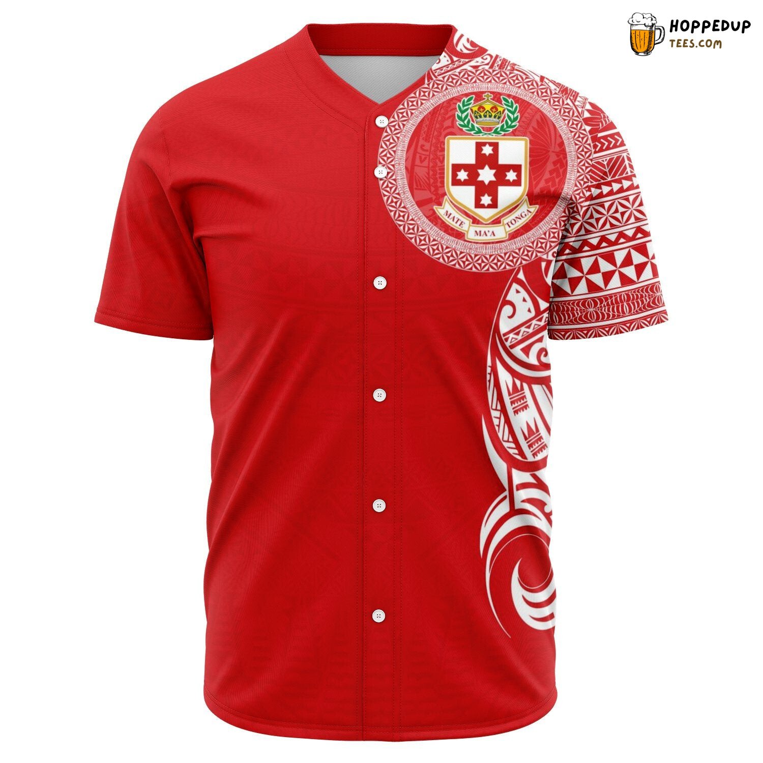 Kolisi Tonga Polynesian Baseball Tee Jersey Shirts 3D