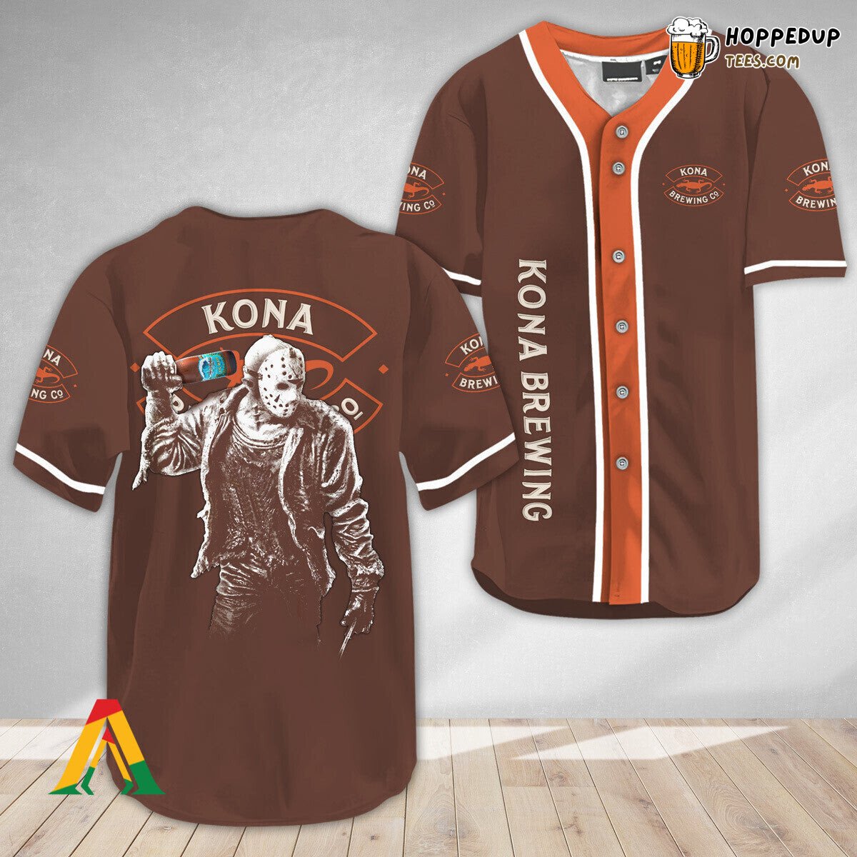 Kona Brewing Jason Voorhees Unique Horror Distinct Baseball Jersey