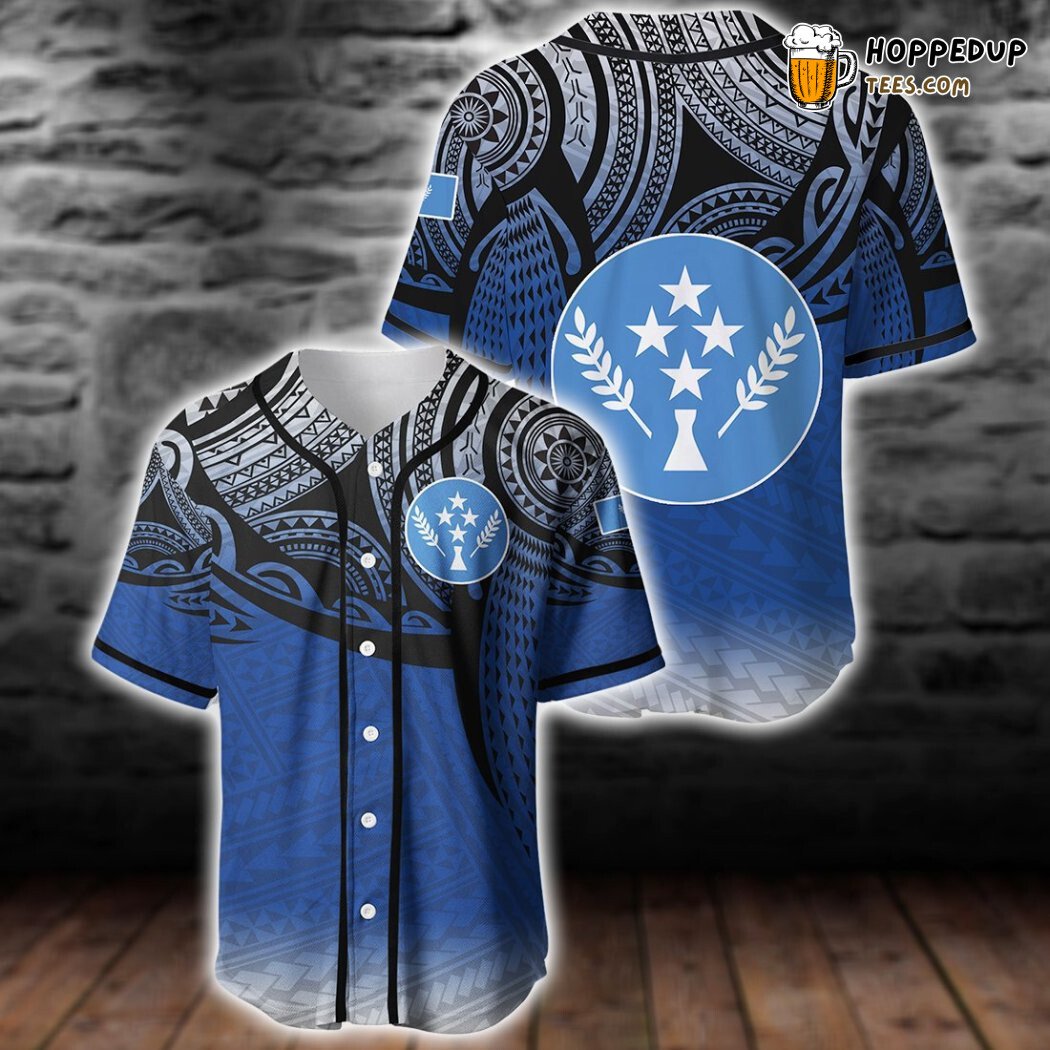 Kosrae Micronesia Island Pride 3D Print Baseball Jersey Heritage