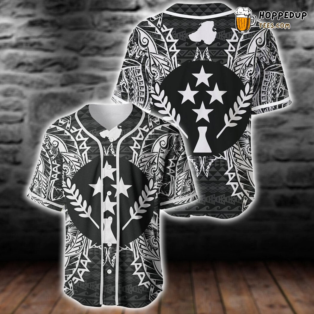 Kosrae Polynesian Classic Baseball Tee Jersey Shirts 3D
