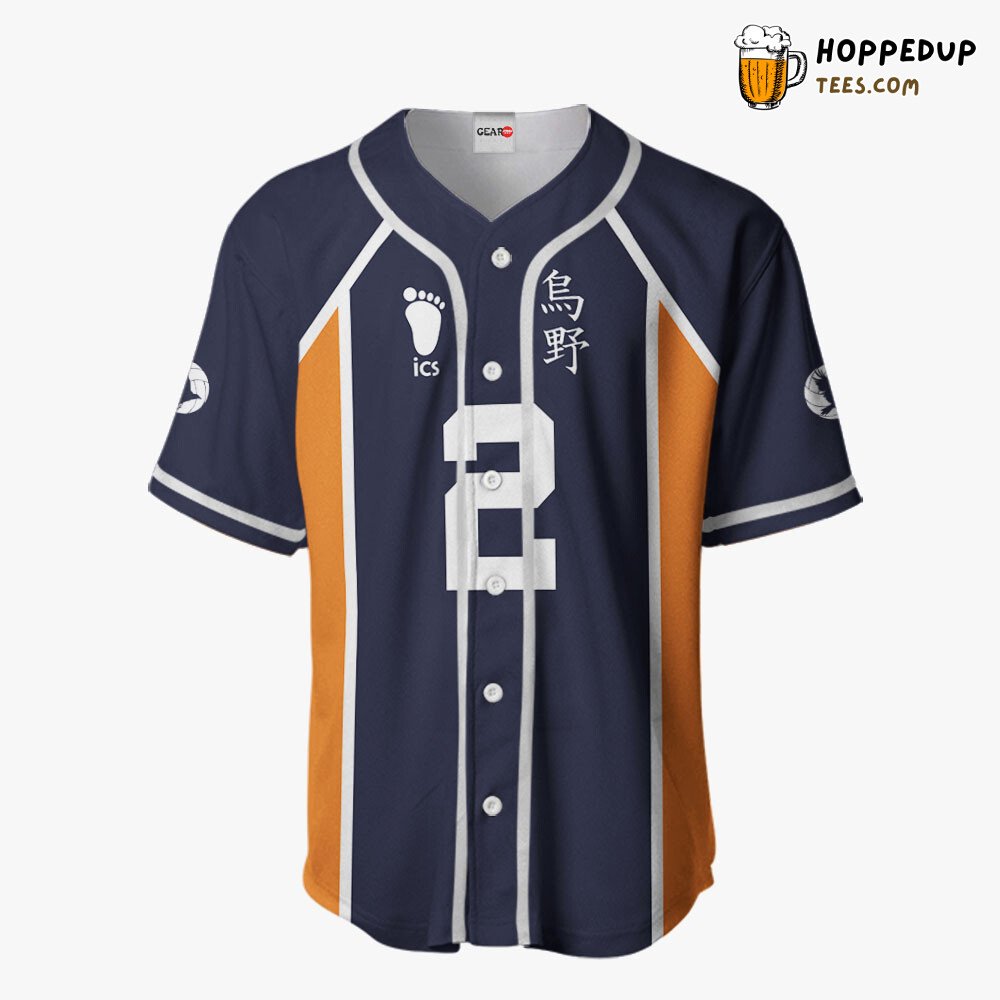 Koushi Sugawara Distinctive Baseball Jersey Costume Unique Design Style