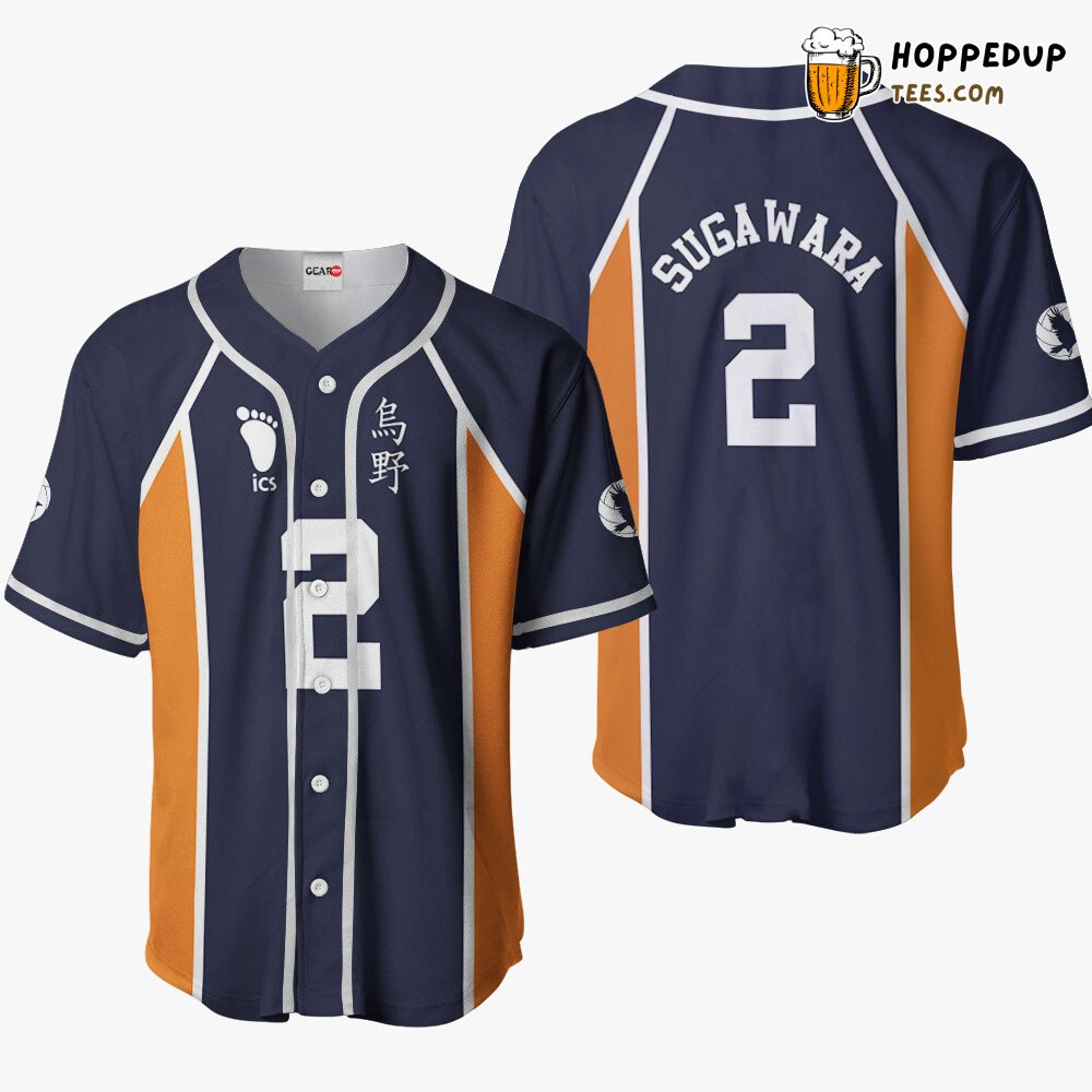 Koushi Sugawara Distinctive Baseball Jersey Costume Unique Design Style Koushi Sugawara Distinctive Baseball Jersey Costume Unique Design Style