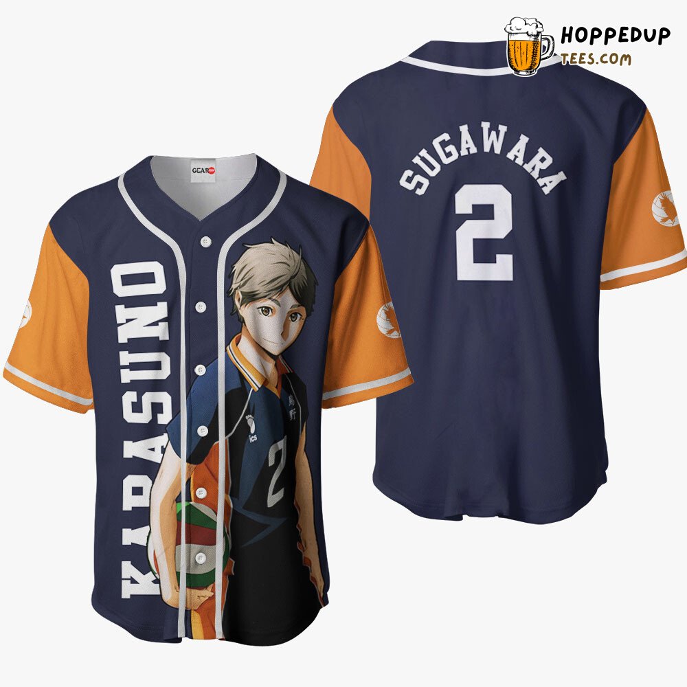Koushi Sugawara Unique Anime Collection Baseball Jersey Distinctive Design Koushi Sugawara Unique Anime Collection Baseball Jersey Distinctive Design
