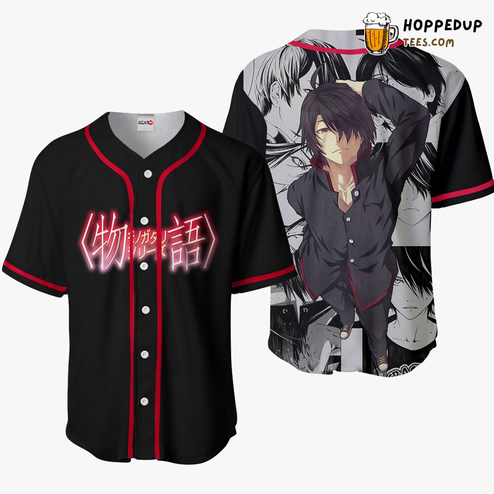 Koyomi Araragi Distinctive Anime Baseball Jersey Unique Shirt Design