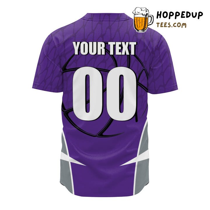 KSU Wildcats Custom Silver Purple Baseball Jersey Unisex Athletic Apparel