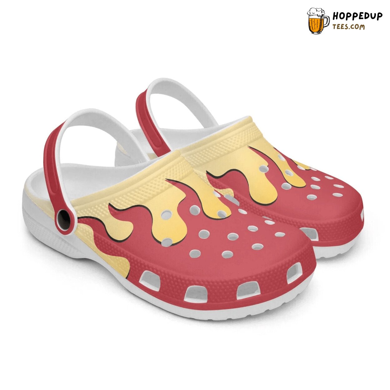 Kyojuro from Demon Slayer Inspired Unique Artistic Design Clogs Footwear