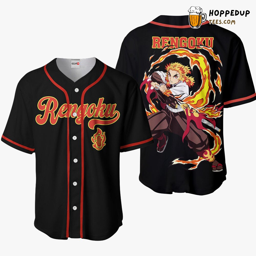 Kyojuro Rengo Anime Baseball Jersey Distinctive Design Unique Edition