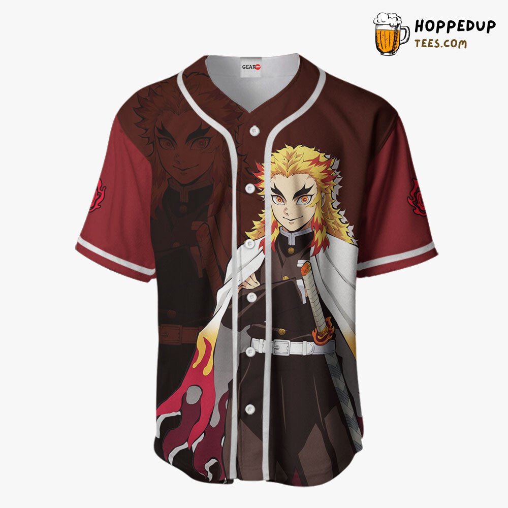 Kyojuro Rengoku Distinctive Collection Anime Baseball Jersey Unique Design