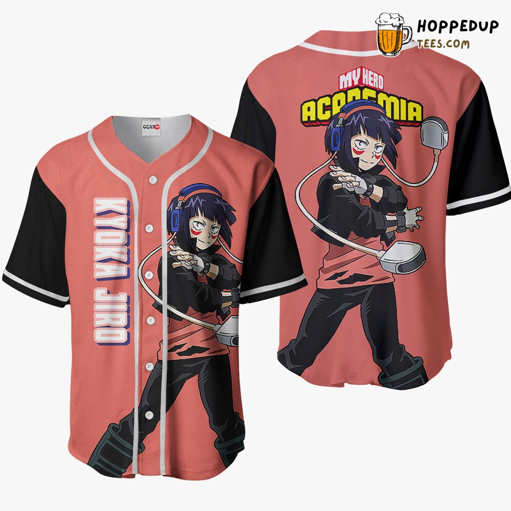 Kyoka Jiro Distinctive Collection Anime Baseball Jersey Unique Design Style Kyoka Jiro Distinctive Collection Anime Baseball Jersey Unique Design Style