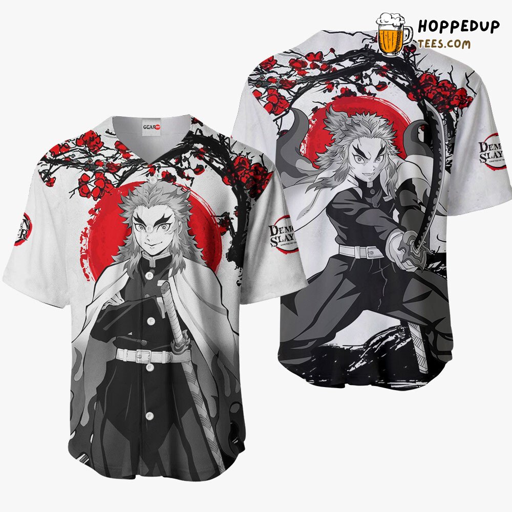 Kyoujurou Rengoku Japan Edition Unique Design Distinctive Baseball Jersey Kyoujurou Rengoku Japan Edition Unique Design Distinctive Baseball Jersey
