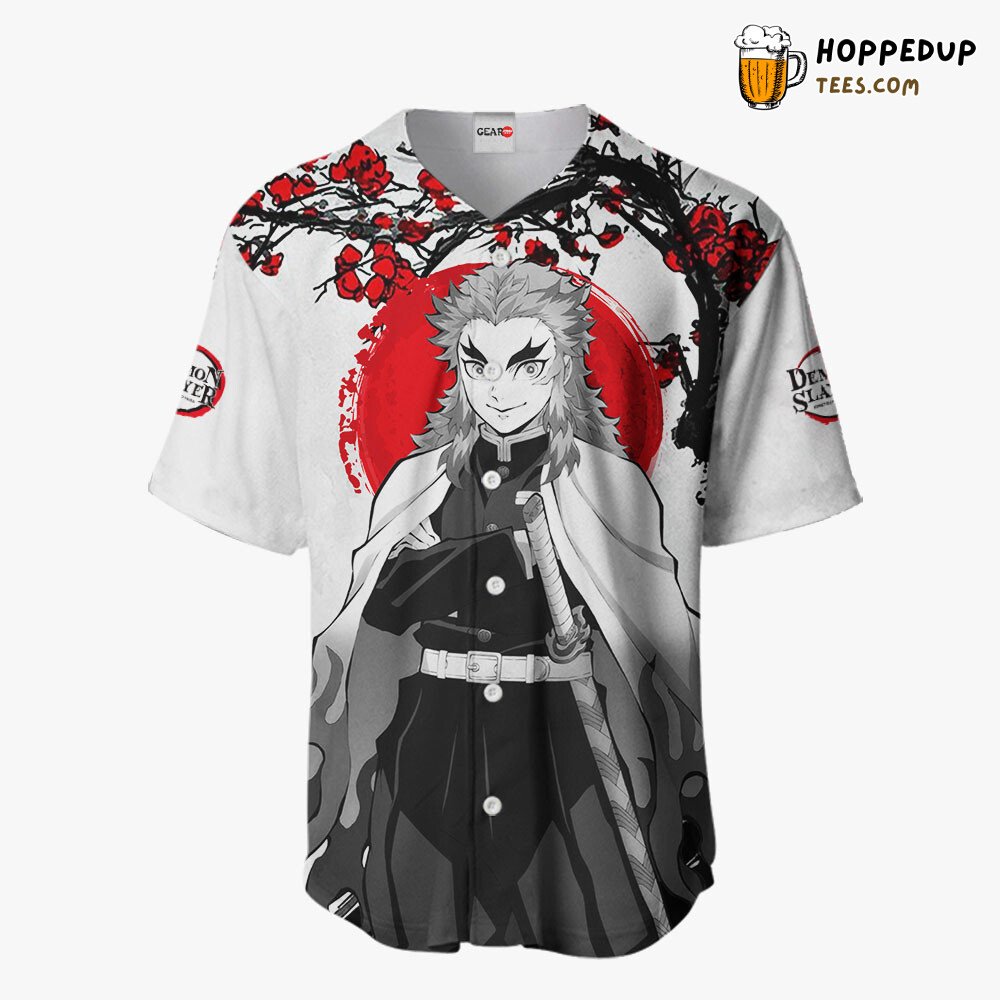 Kyoujurou Rengoku Japan Edition Unique Design Distinctive Baseball Jersey