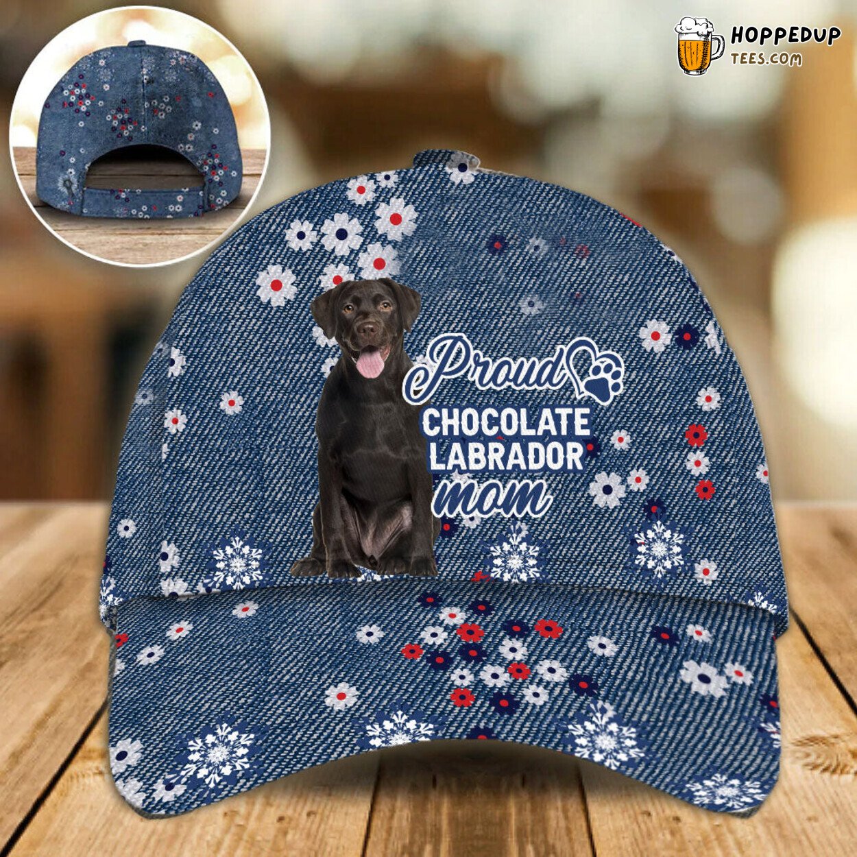 Labrador Proud Mom Baseball Cap Ideal Gift Women Dog Lover Unique Hat
