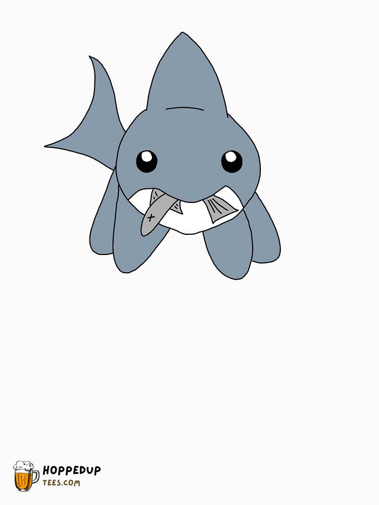 Landshark with a Fish Design Classic Tee HU